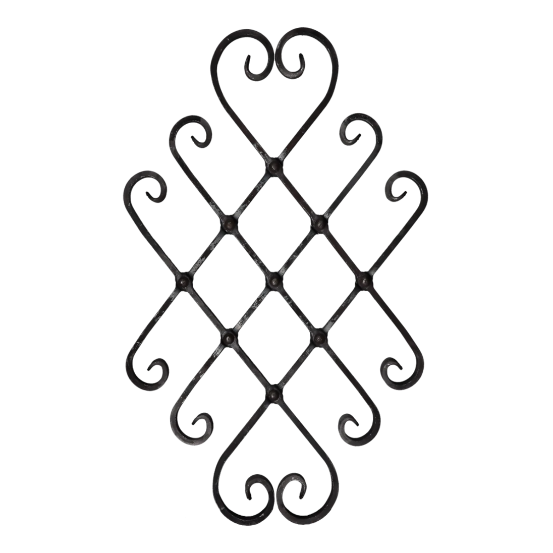 Kovářský ornament H 580xL440 mm-620 x 380 mm,16 x 8 mm