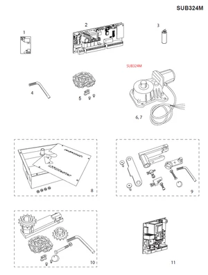 Podzemný pohon pre krídlovú bránu do 2,5 m/300 kg krídlo - slide 2