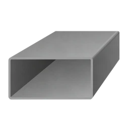 Uzavřený profil 80 x 40 x 2 x 3000 mm, černý S235, hladký