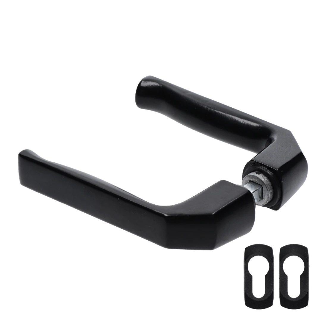 Kľučka hliníková, osadenie ø 19 mm, čierna farba