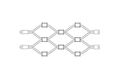 Vzorka nerezovej lankovej siete, 0,4 x 0,4 m, AISI 316