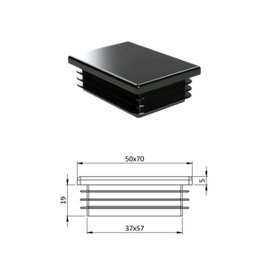 Krytka plastová 50 x 70 mm - slide 0