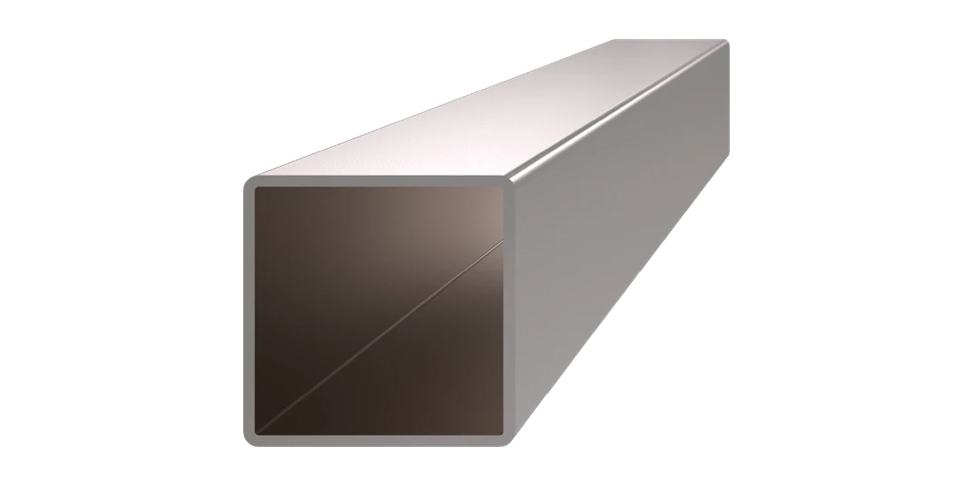 Profil 35 x 35 x 2 x 6000 mm, brúsená nerez AISI 304