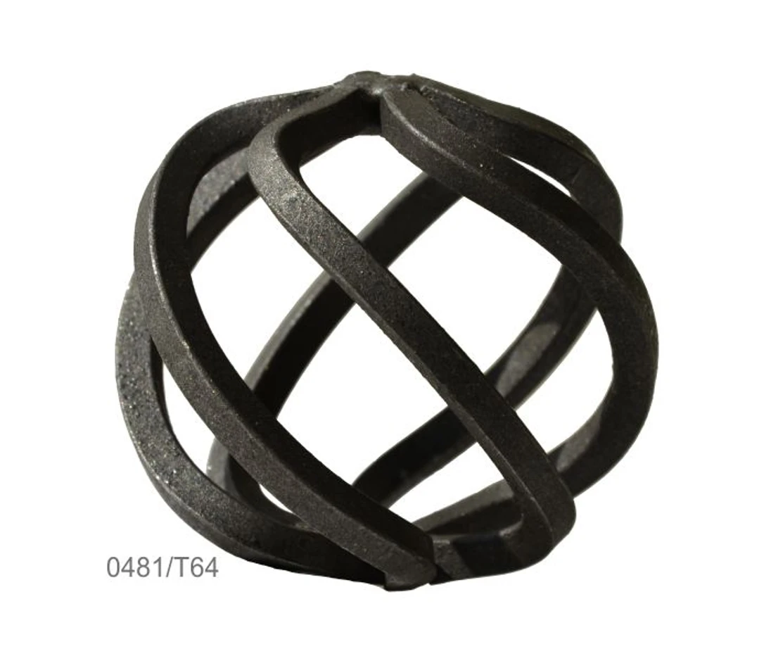 Guľa točená 70 x 70 mm, štvorhran 6 x 6 mm