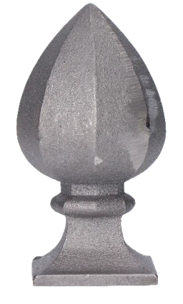 Šiška H = 130 mm, podstavec 58 x 58 mm, dutá