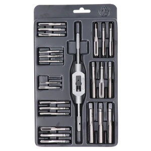 Souprava závitořezných nástrojů Mini-2 NO, závitníky M3, M4, M5, M6, M7, M8, M10 a M12, vřeteno 2,5-9 mm - slide 2