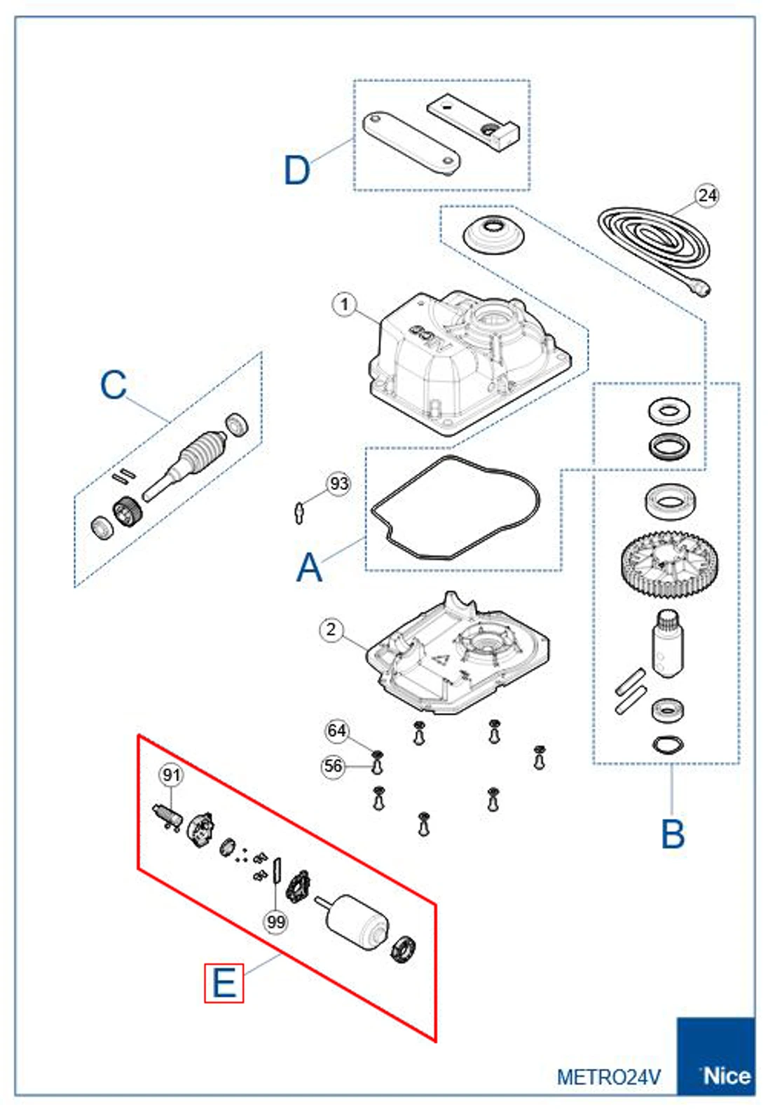 PRME06 motor pre ME3024