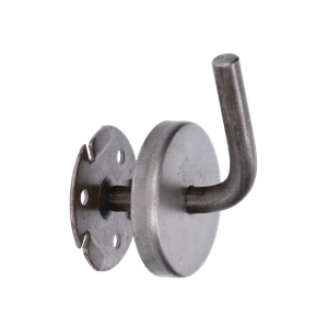 Držiak madla na stenu navárací, odsadenie 73 mm, bez úpravy - slide 1