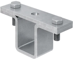 Objímka pre dva montážne profily 41 x 41 mm