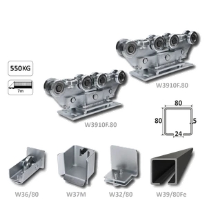 Samonos do 550 kg, profil 80 x 80 x 6000 mm, Fe - slide 1