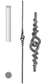 DOPREDAJ tyč ø 12 mm, 1000 x 50 mm