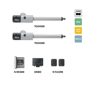 TOO4500KLT sada pre dvojkrídlovú bránu do 4,5 m/krídlo - slide 0