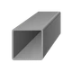 Uzavretý profil 30 x 30 x 3 x 2000 mm, čierny S235, hladký