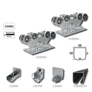 MEDIO-9 samonos do 550 kg, profil 98 x 98 x 6000 mm, Fe - slide 1