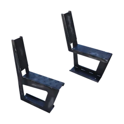 Rám pro lavičku, laserem vypalovaný, tloušťka materiálu 5 mm