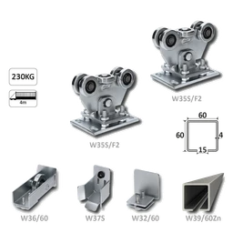 Samonos do 230 kg/4 m, profil 60 x 60 x 4 mm, Zn