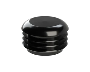 Vnútorná krytka guľatá ø 32 mm, plastová, čierna - slide 1