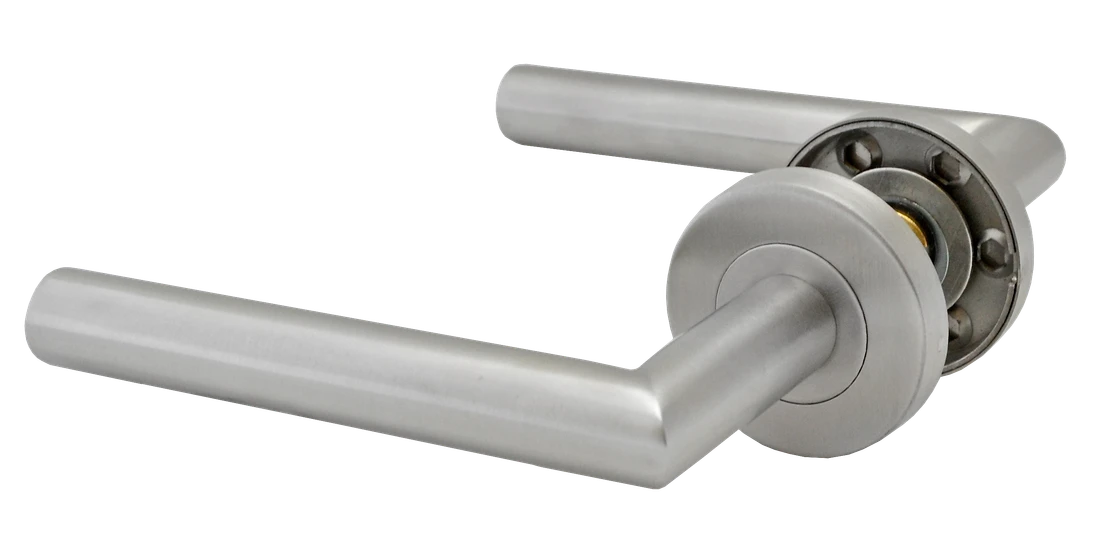 DOPRODEJ! Klika (pár), bez spodní rozety, broušená nerez AISI304