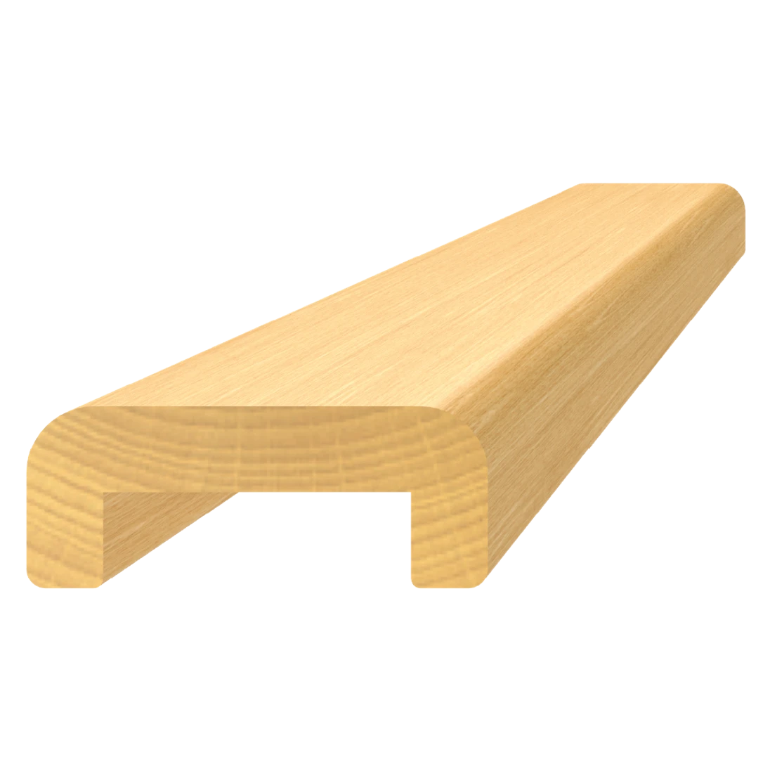 Dřevěný profil 48 x 19 x 3000 mm, buk, broušený bez nátěru