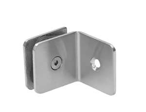 Svorka skla medzi stenu a sklo 90°, sklo 8 - 10 mm, AISI 304 - slide 0