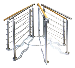 Stojan, 5ks nerezového zábradlia