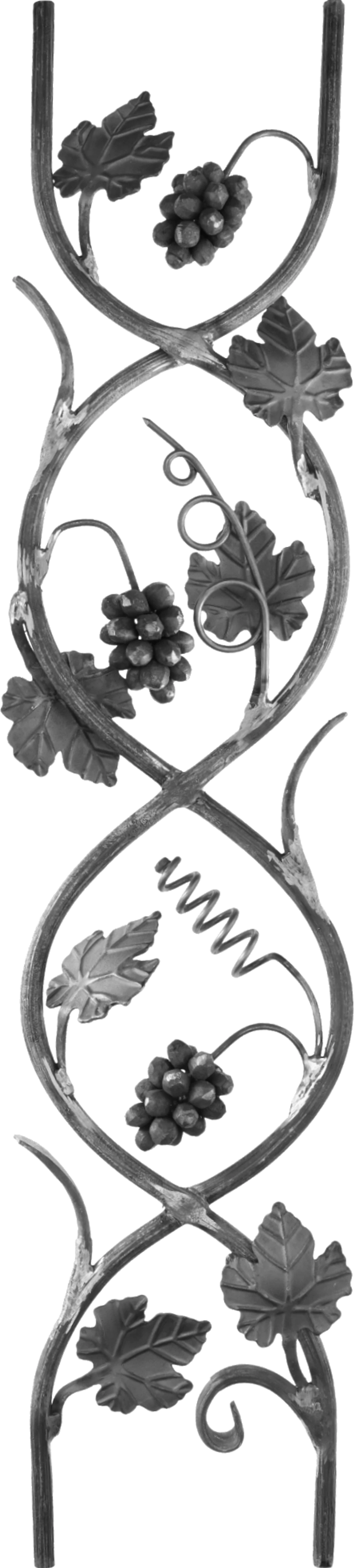 Ornament 215 x 1000 mm, ø 14 mm