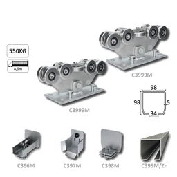 MEDIO-9 samonos do 550 kg/8,5 m, profil 98 x 98 x 5 mm, Zn