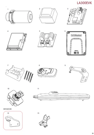 041A0338 konzola pre uchytenie pohonu na krídlo brány - slide 0