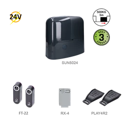 900KSUN5024KR2 SUNKIT DARK pro posuvnou bránu do 500 kg