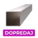 Profil 40 x 40 x 2 x 5000 mm, broušená nerez AISI 304