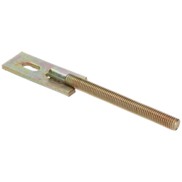 Kotvenie na plotové dielce, M12, 30 x 185 mm, žltý pozink