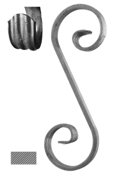 Esko 230 x 75 mm, 12 x 6 mm