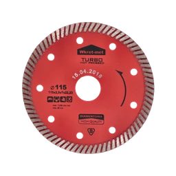 Turbo diamantový kotouč lisovaný za tepla 115 x 2,2 x 22 mm