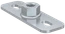 Základová platňa M12, pre profily 41 x 21/41 x 41 mm