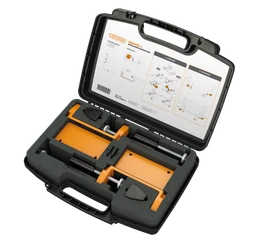 Sada oceľových svoriek s polohovacou výškovou podperou