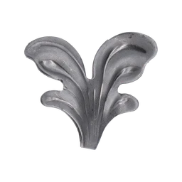 List plechový 70 x 70 x 2 mm, pravý