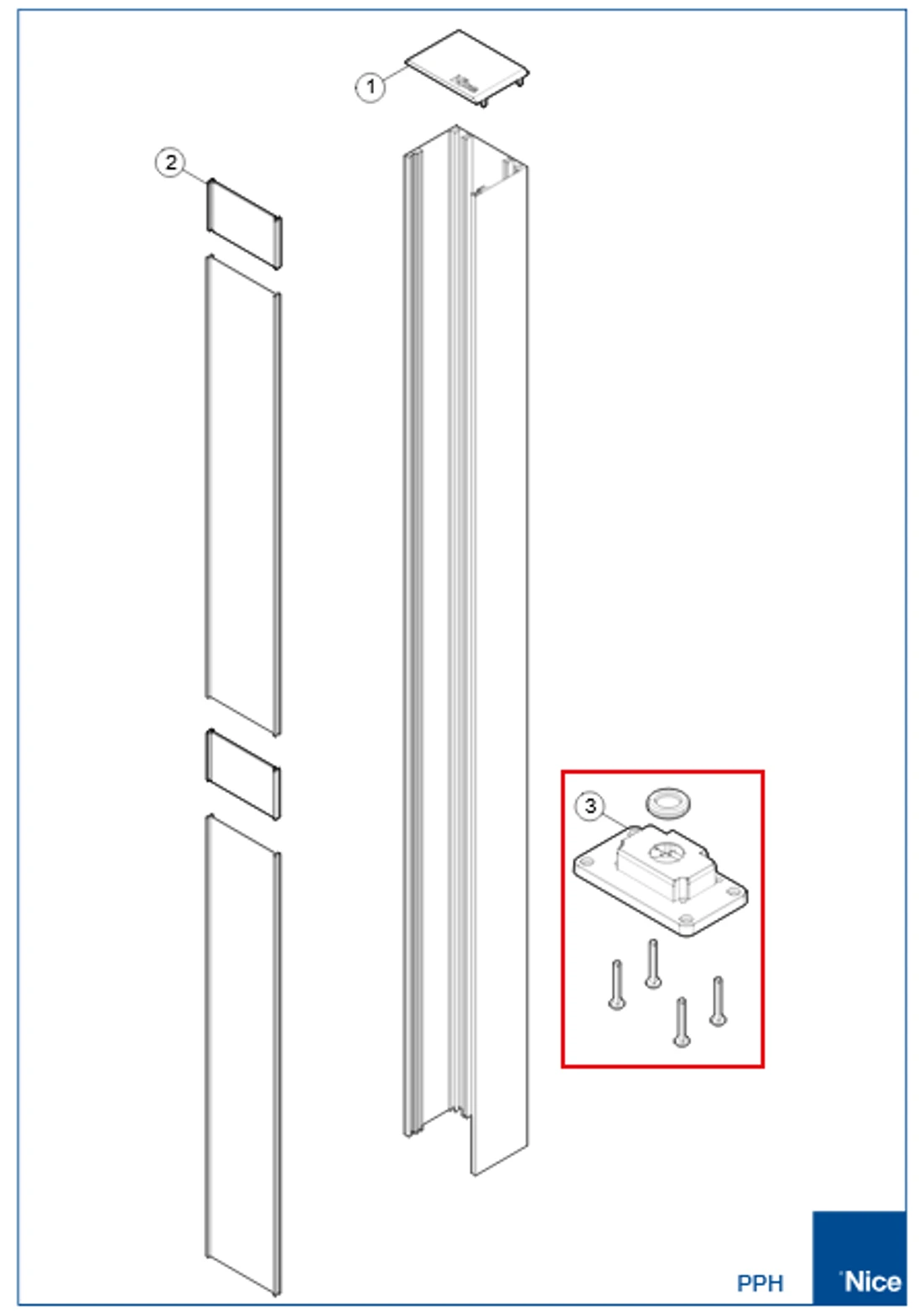 základňa PD0277A3002 pre PPH3 a PPH4