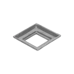 Krytka 80 x 80 x 17 mm s otvorom 41 x 41 mm, odliatok - slide 1