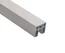 Madlo 60 x 40 x 2500 mm pre sklo 8 - 17,5 mm, brúsený povrch