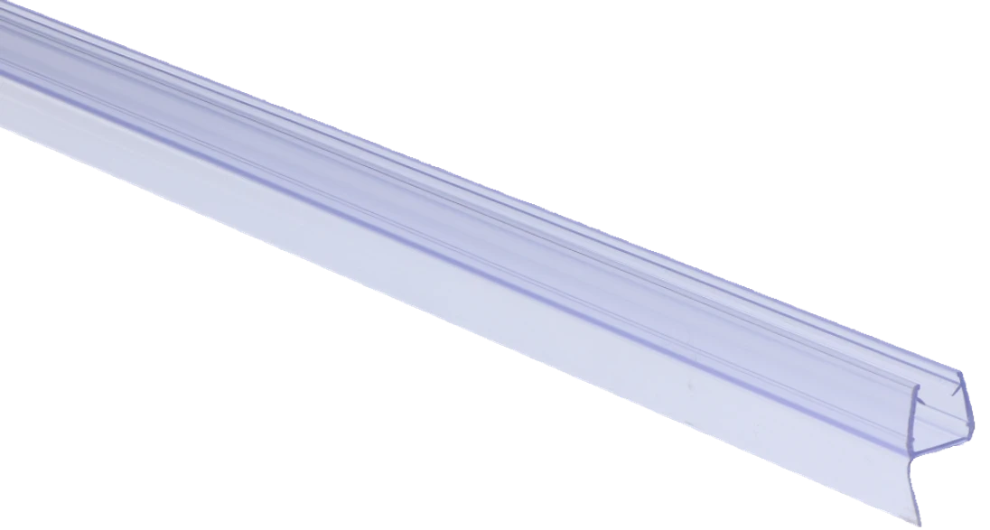 Plastové těsnění na sklo 6 mm, L = 2200 mm