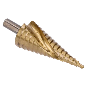 Stupňovitý kuželový vrták HSS 4341 TiN 4 - 32 mm - slide 0