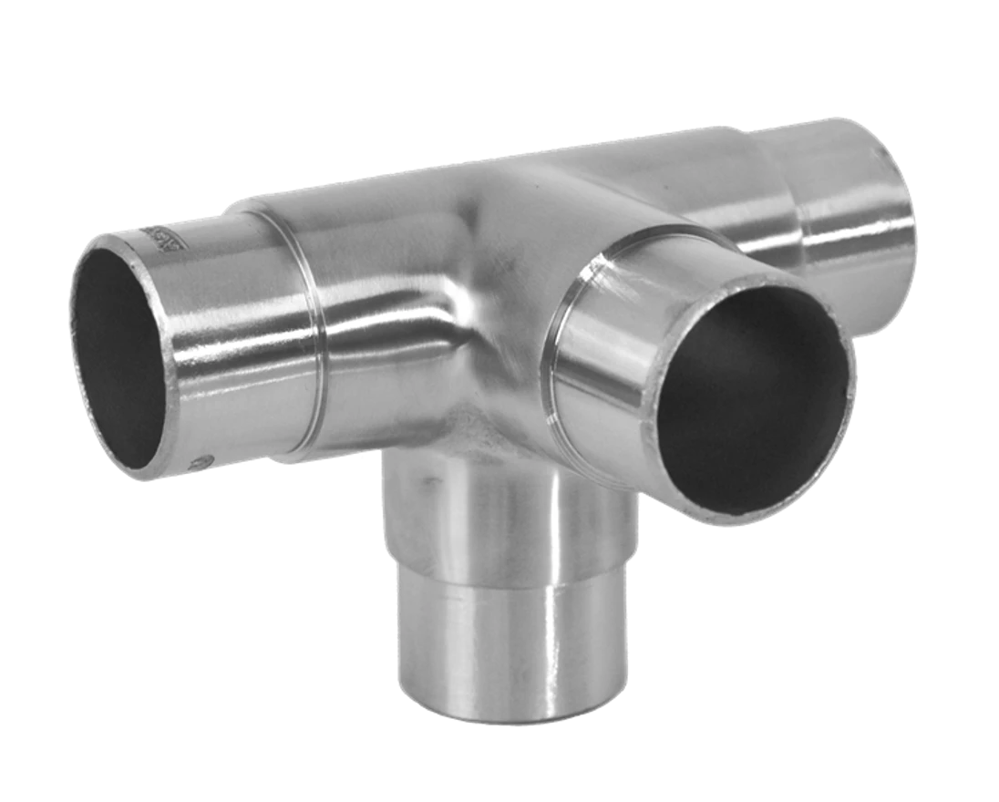 Spojka krížová na trubku ø 42,4 mm, brúsená nerez AISI 304