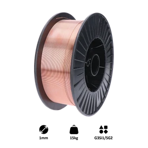 Drôt zvárací 1 mm, MIG/MAG(CO2), G3Si1/SG2, 15 kg - slide 0
