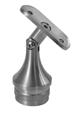 Držiak madla s kĺbom na trubku ø 42,4 mm, brúsená AISI 304