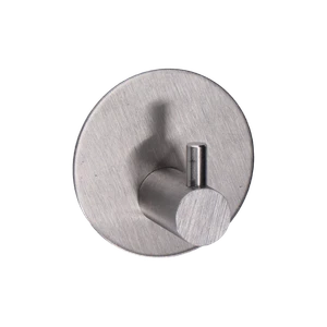 Nalepovací háčik s 3M páskou, brúsená nerez AISI 304 - slide 0