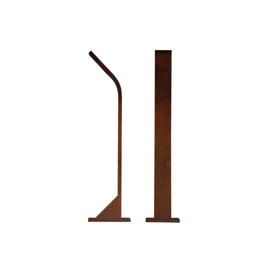 Venkovní LED osvětlení STIK S UP, barva CORTEN, H-404mm