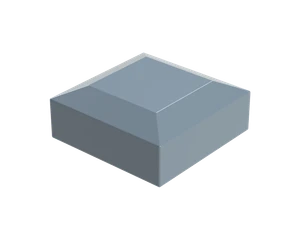 Vnější krytka 70 x 70 mm, plastová PE, šedá - slide 1