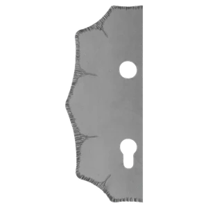 Štít 230 x 93 x 3 mm s otvormi, rozteč 90 mm, ľavý - slide 0