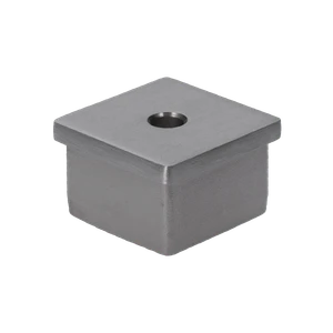 Ukončenie na jokel 40 x 40 mm, brúsená nerez AISI 304 - slide 0
