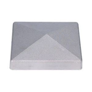 Hliníková strieška, 80 x 80 mm, bez povrchovej úpravy - slide 0